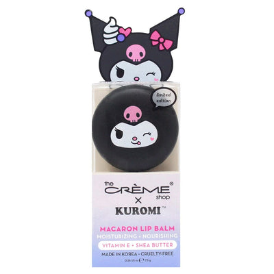 Kuromi Macaron Lip Balm - Blueberry Smoothie Flavored (1 unit)
