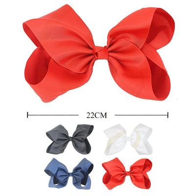 Large Size Hair Bows 0040R4 (12 units)