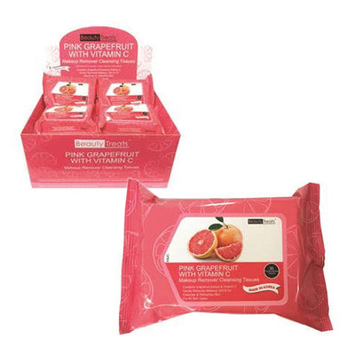 Makeup Remover Tissues - Pink Grapefruit (12 units)