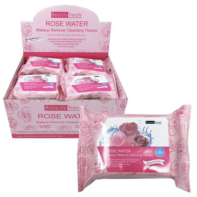 Makeup Remover Tissues - Rose Water (12 units)