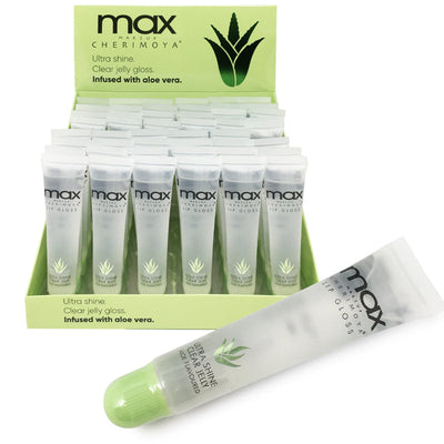 Max Clear Jelly Gloss With Aloe Vera - Aloe (48 units)