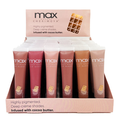 Max Lip Gloss Cocoa Butter Lip Gloss (48 units)