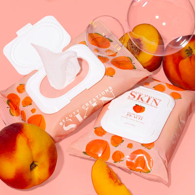 PEACH HYDRATING MAKEUP REMOVER WIPES (6 units)
