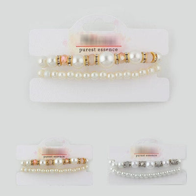Pearl & Bead Bracelets 1401 (12 units)