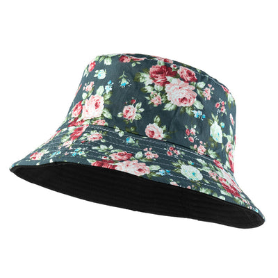 Reversible Flower Print Bucket Hat II (1 unit)