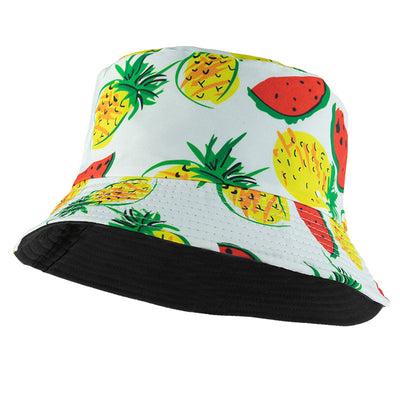 Reversible Pineapple Print Bucket Hat (1 unit)