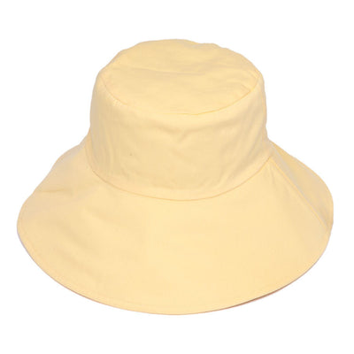 Reversible Solid Color Bucket Hat Yellow (1 unit)