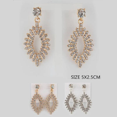 Rhinestone Drop Earring 1260(12 units)