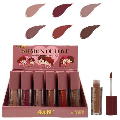 Shade Of Love Matte Liquid Lipstick (24 units)