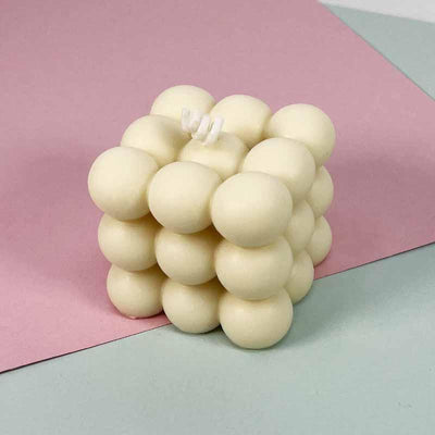 Soy Wax Bubble Candle Ivory (1 unit)