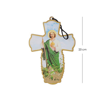 ST Jude Picture Religious Hanging Cross 2058 (12 units)