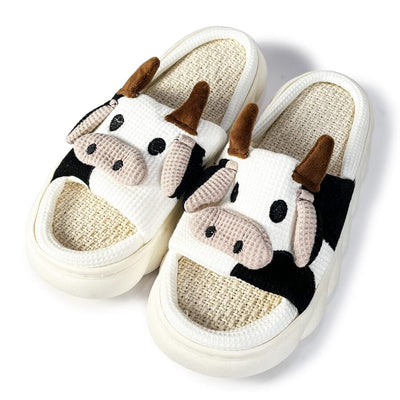 Summer Cow Slippers (1 unit)