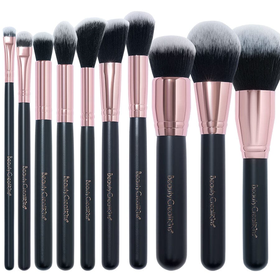 (Qty of 5) Beauty Creations Rose Gold 12 selling pc Brush Set