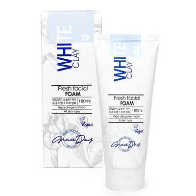 White Clay Fresh Facial Foam 180ml (1 unit)